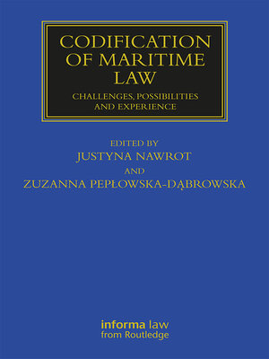 cover image of Codification of Maritime Law